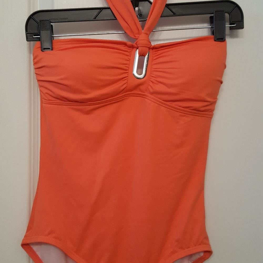 Michael Kors halter one piece swimsuit